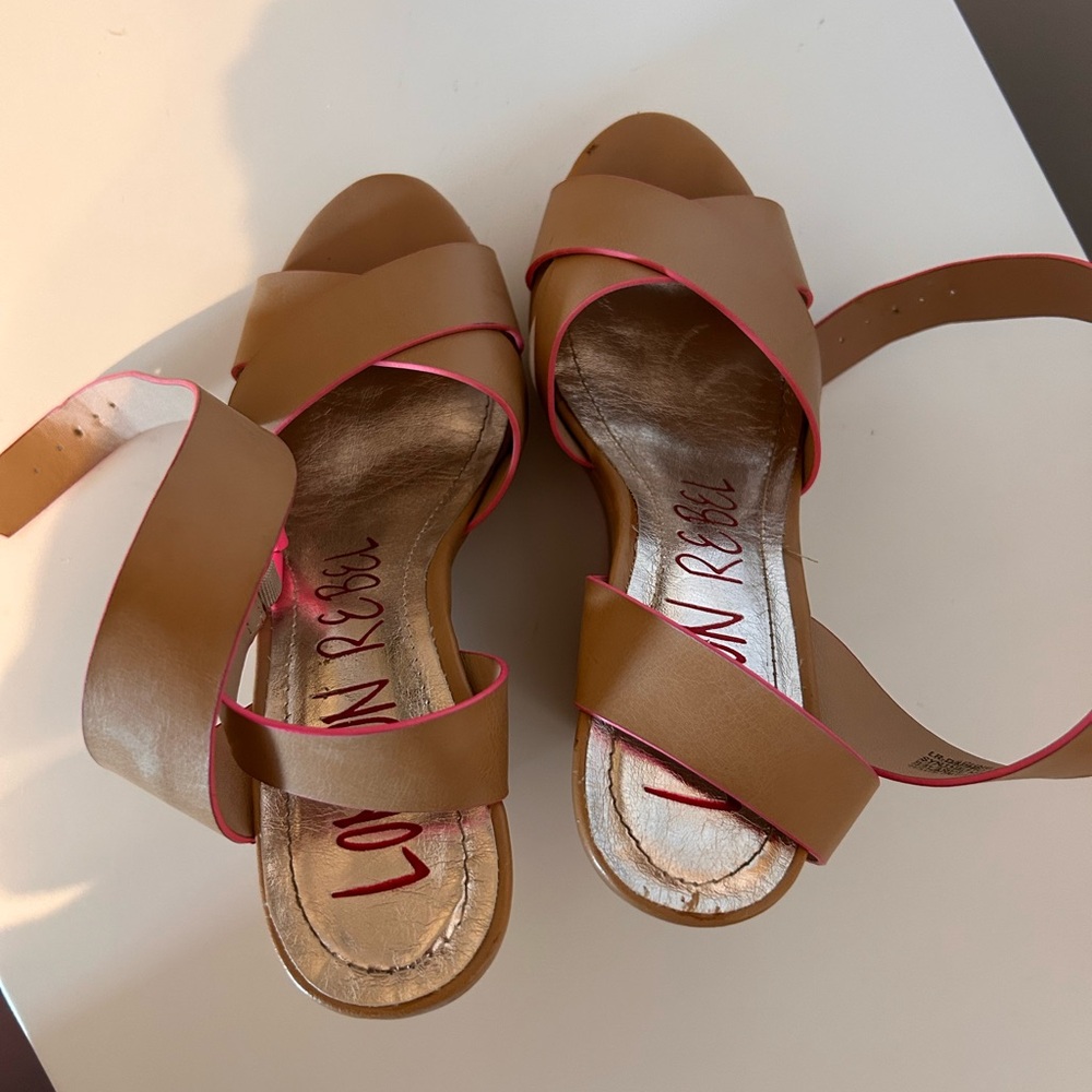 Brown & Pink Wedges